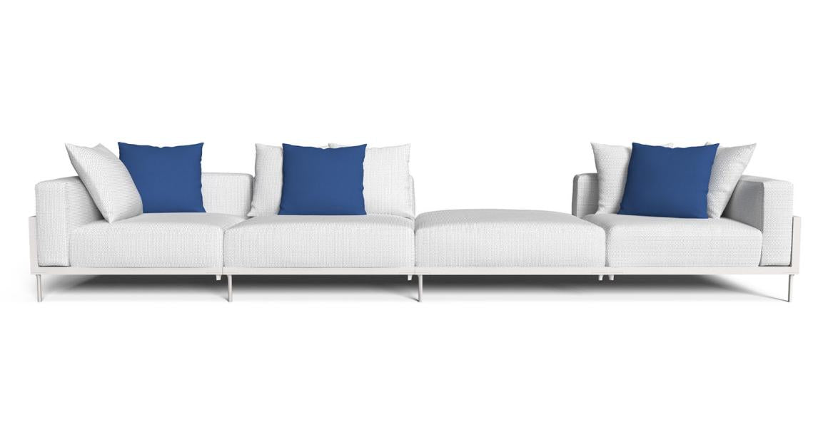 Cleo Soft Alu modular outdoor sofa by Talenti 
