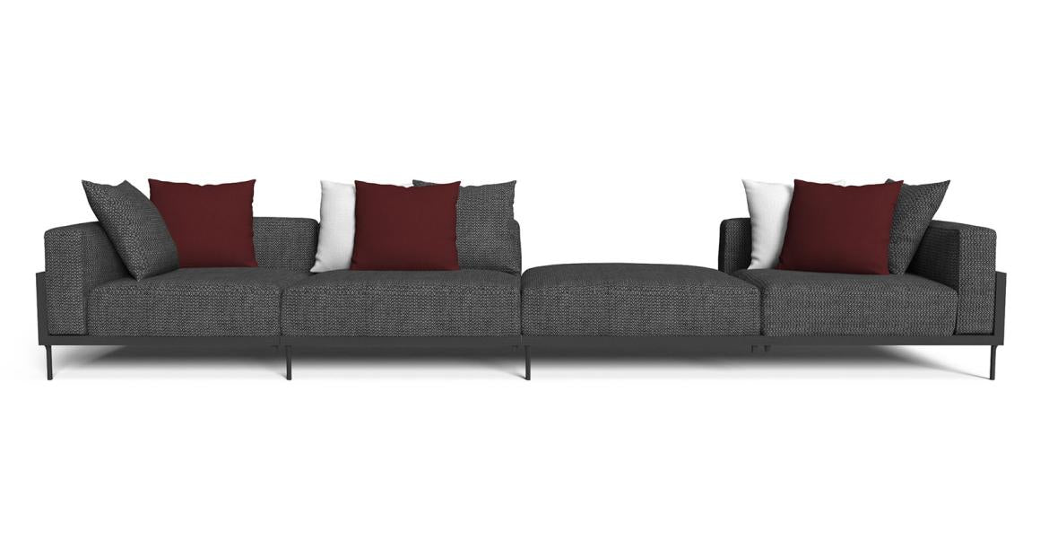 Cleo Soft Alu modular outdoor sofa by Talenti 