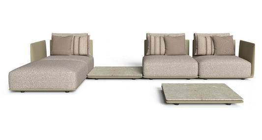 Male modular outdoor sofa by Talenti 