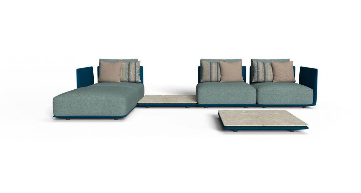 Male modular outdoor sofa by Talenti 