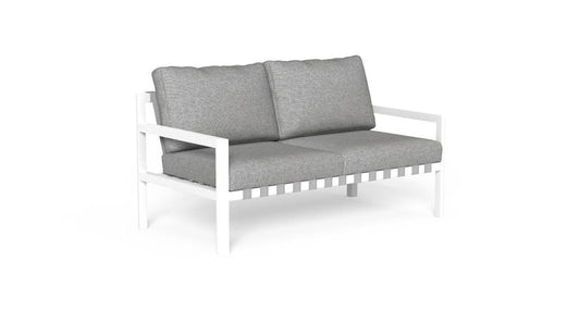 Nunù divano 2 posti Talenti Bianco - Grigio Chiaro Genco Outdoor
