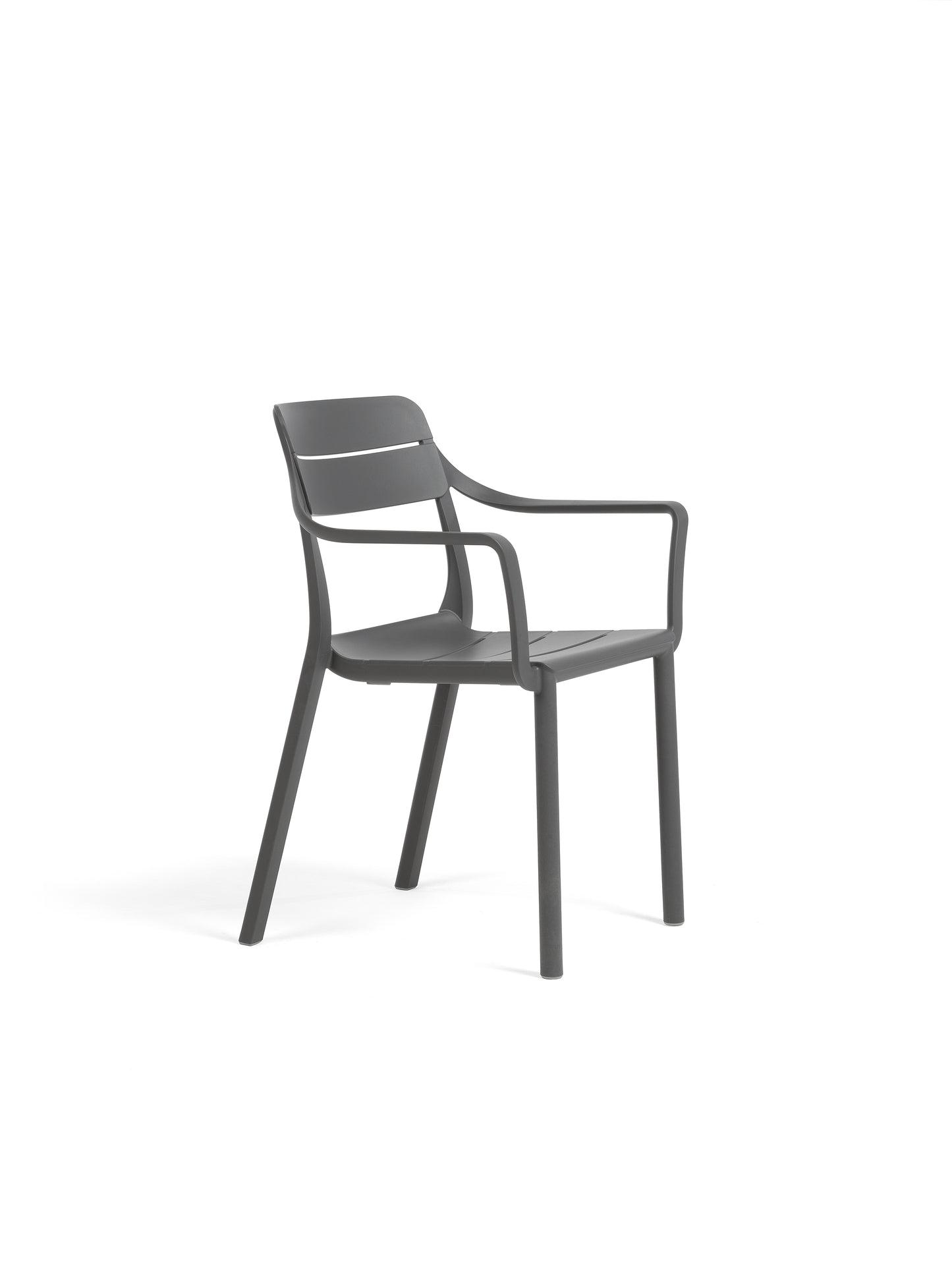 sedia da esterno con braccioli cassia armchair nardi basalto genco outdoor