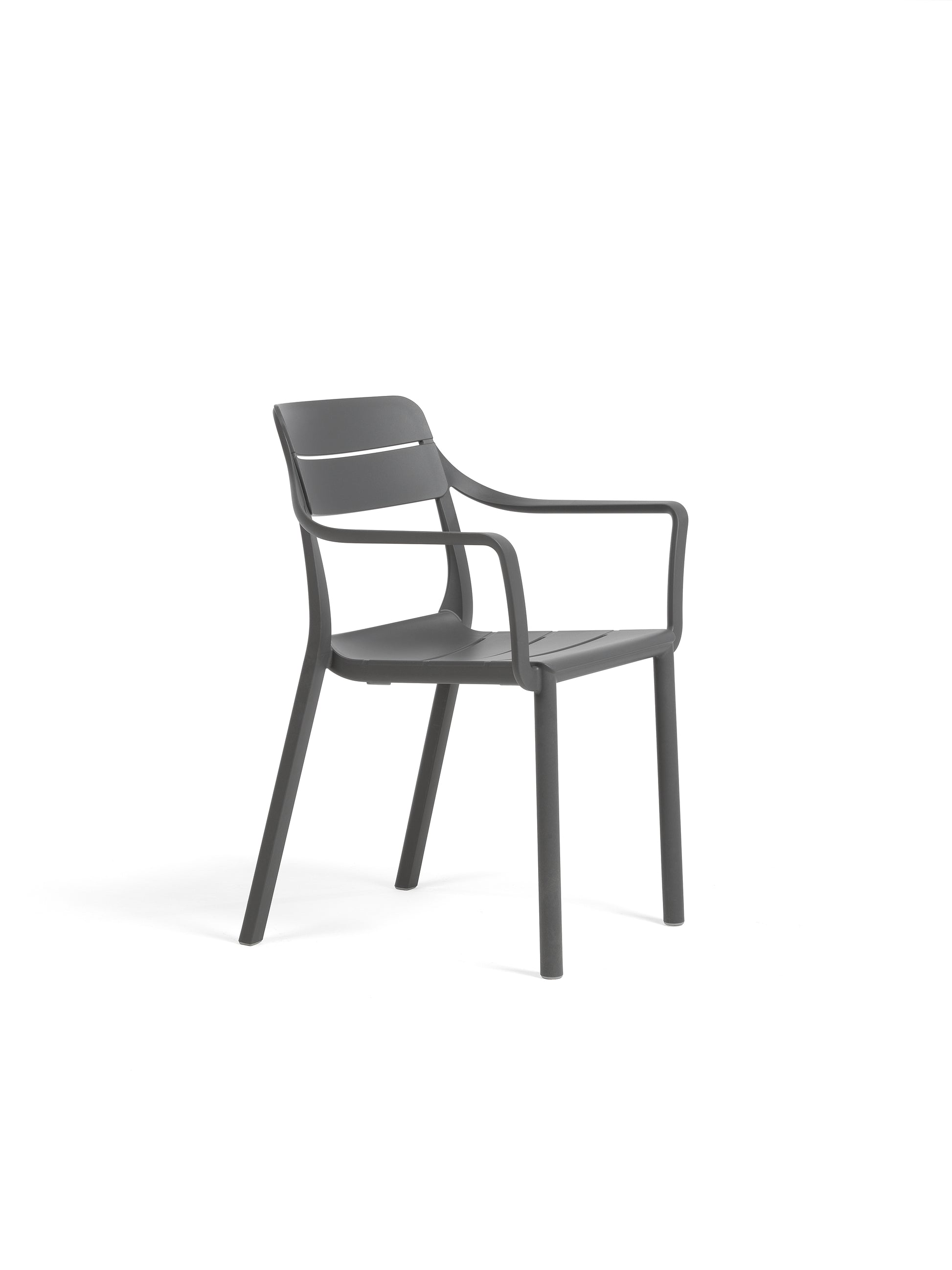 sedia da esterno con braccioli cassia armchair nardi basalto genco outdoor