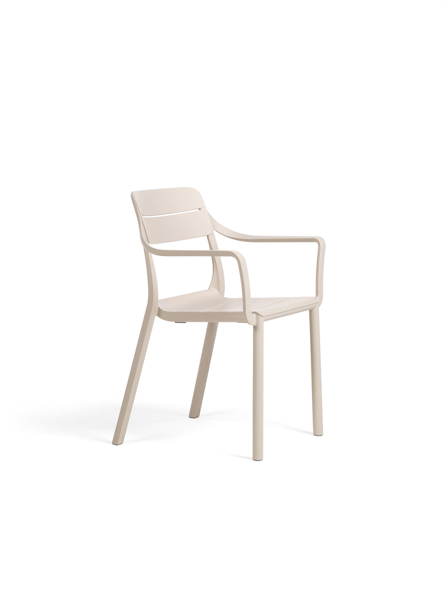 sedia da esterno con braccioli cassia armchair nardi bianco corda genco outdoor