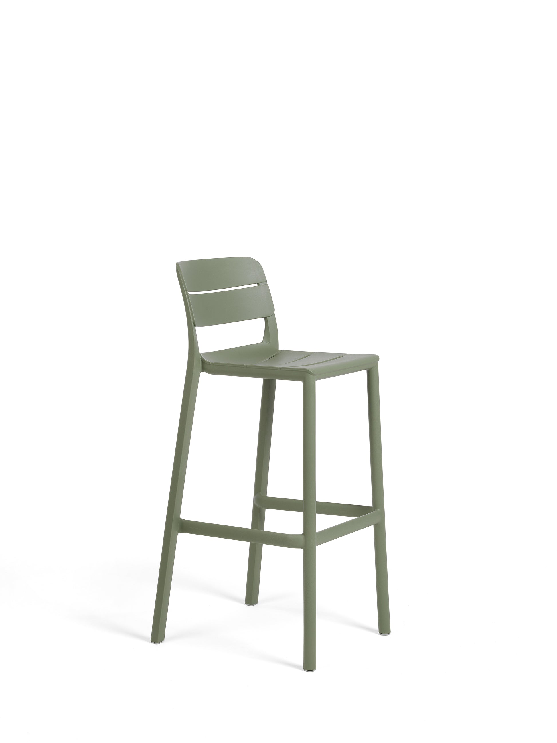 Sgabello in resina da esterno Cassia stool Nardi verde cactus Genco Outdoor