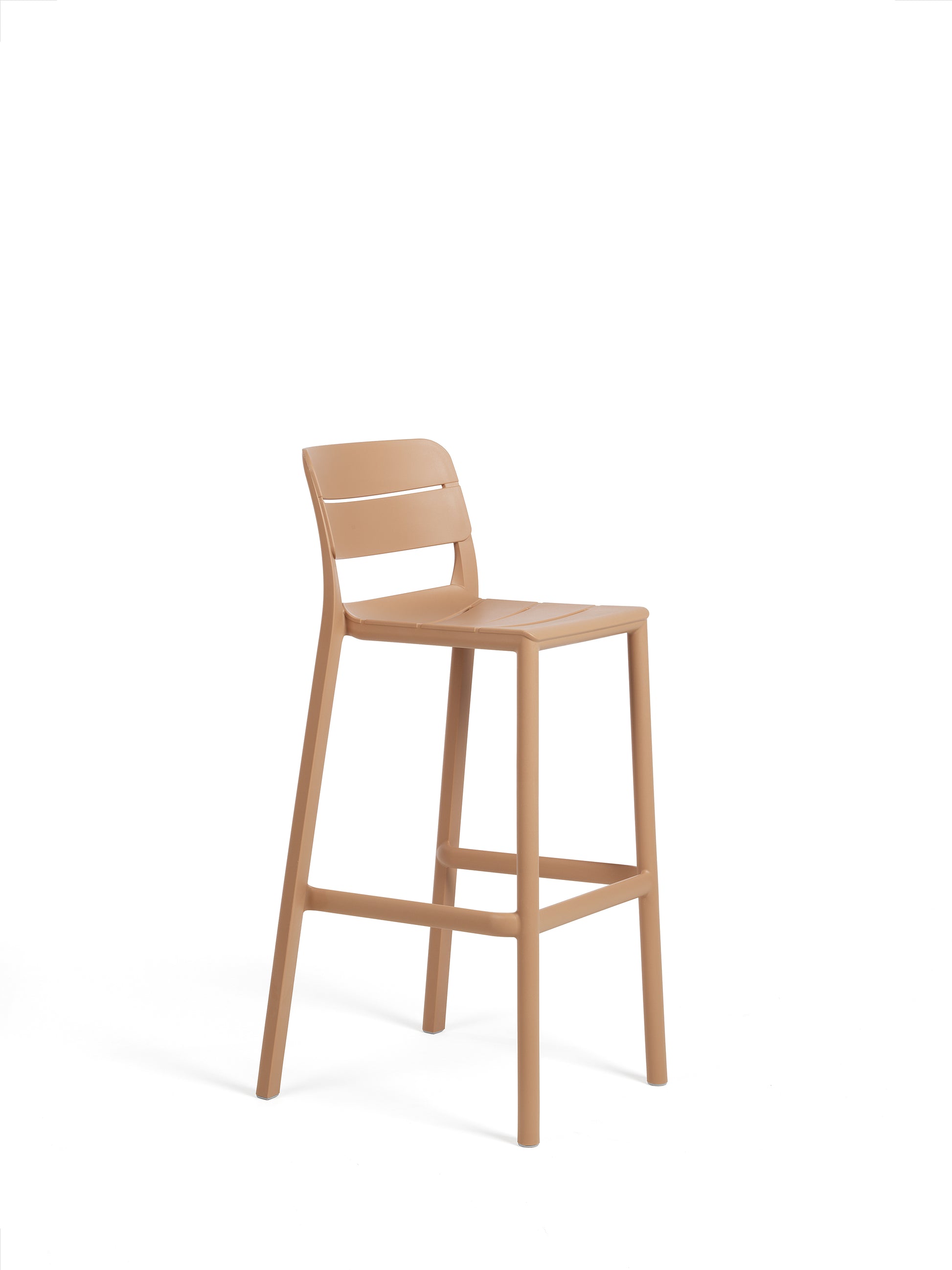 Sgabello in resina da esterno Cassia stool Nardi cappuccino Genco Outdoor