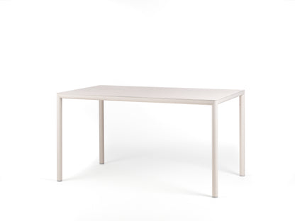 Piave 140x80 tavolo da esterno bianco corda Nardi Genco outdoor