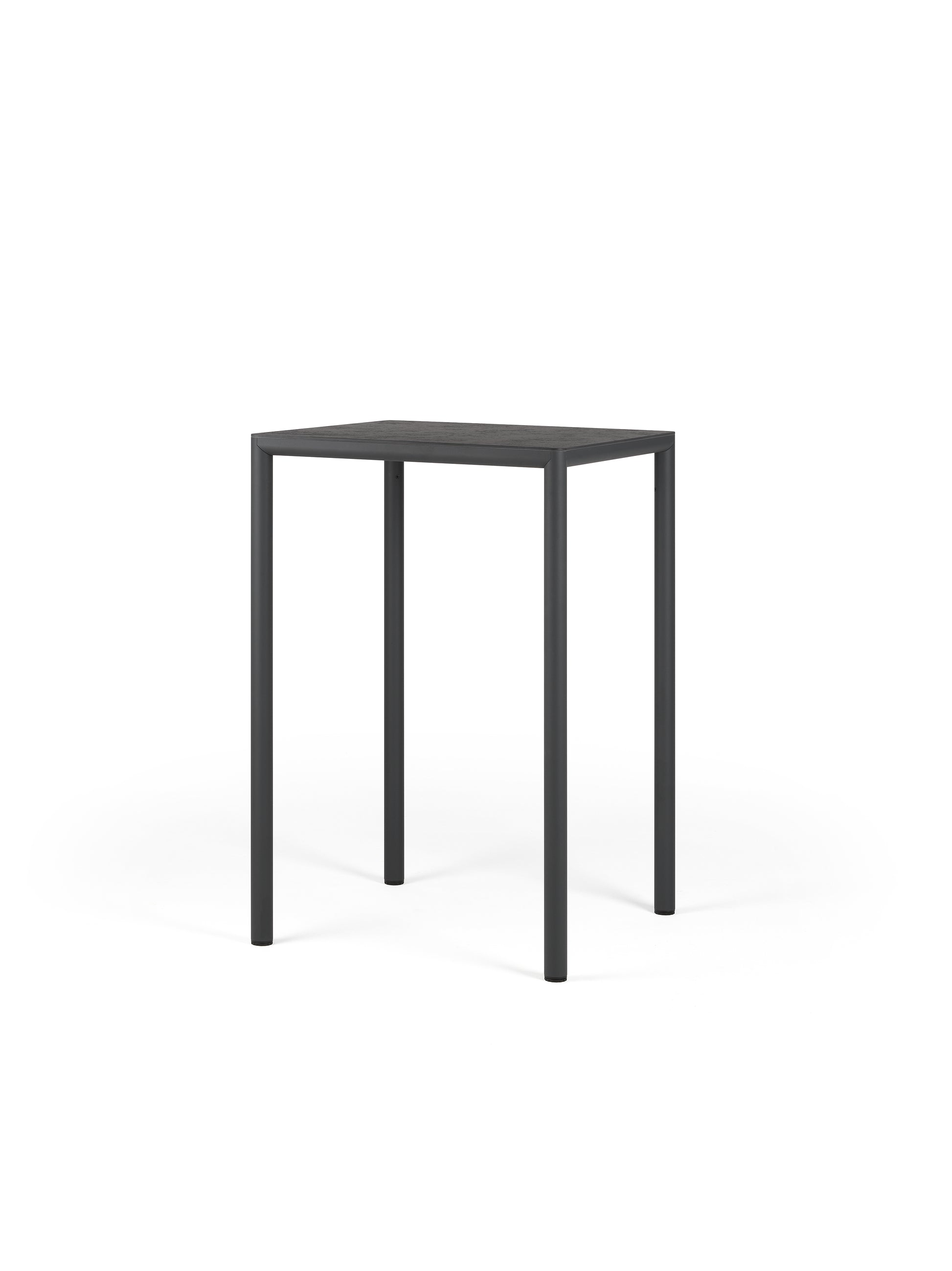 Piave 70 high tavolo da esterno grigio antracite nero Nardi Genco outdoor