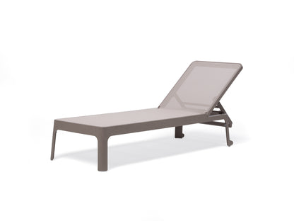 Lettino Plano in resina Nardi tortora genco outdoor