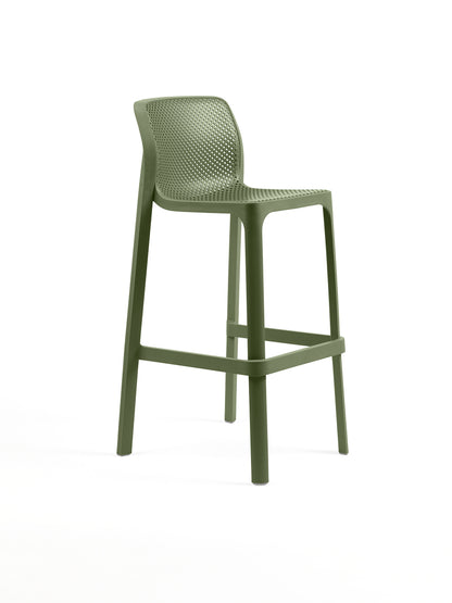 Net Stool sgabello in resina da esterno Nardi