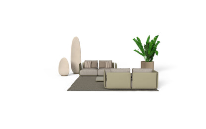 Male modular outdoor sofa by Talenti 
