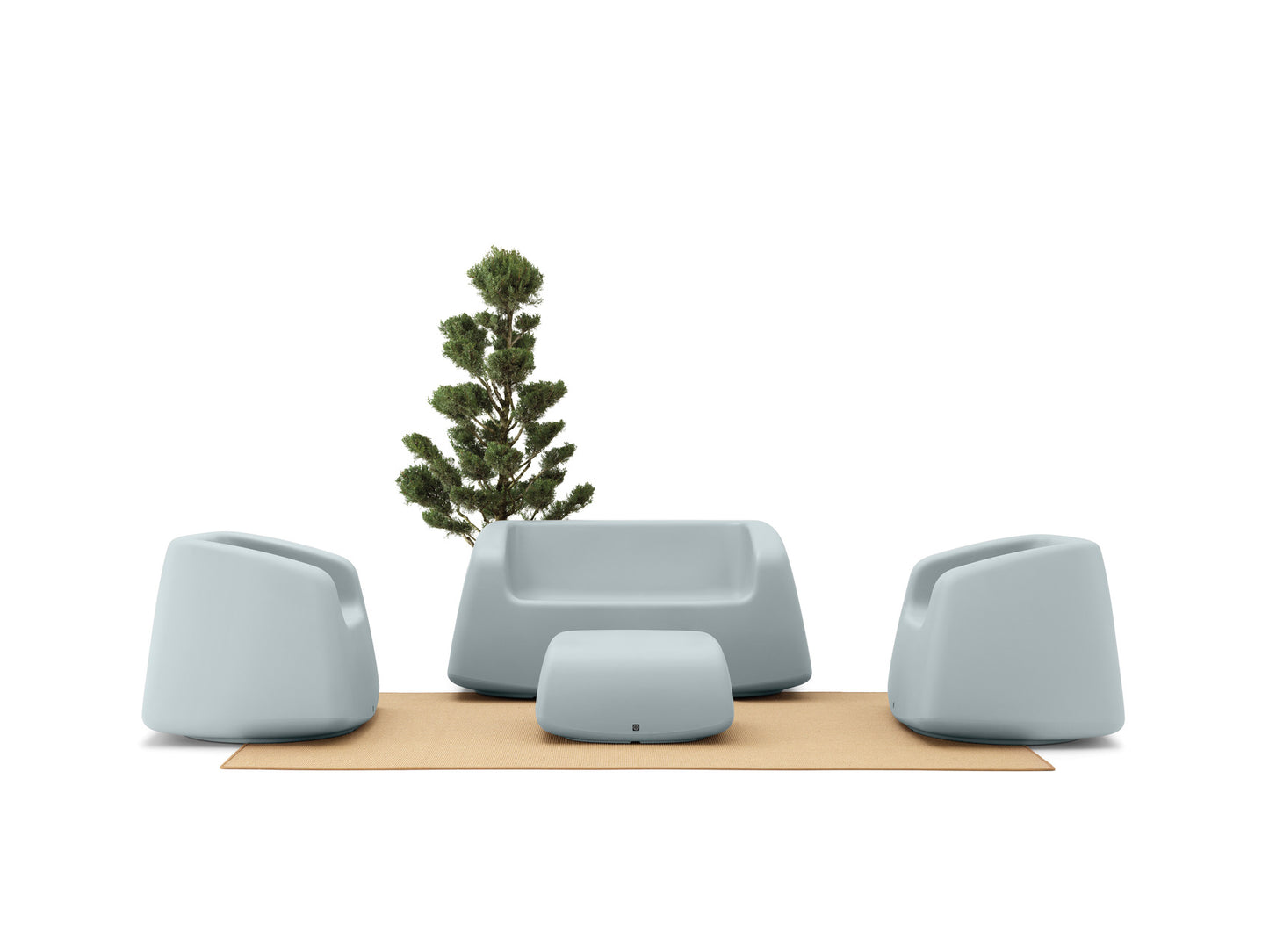 Sugar outdoor armchair Lyxo 