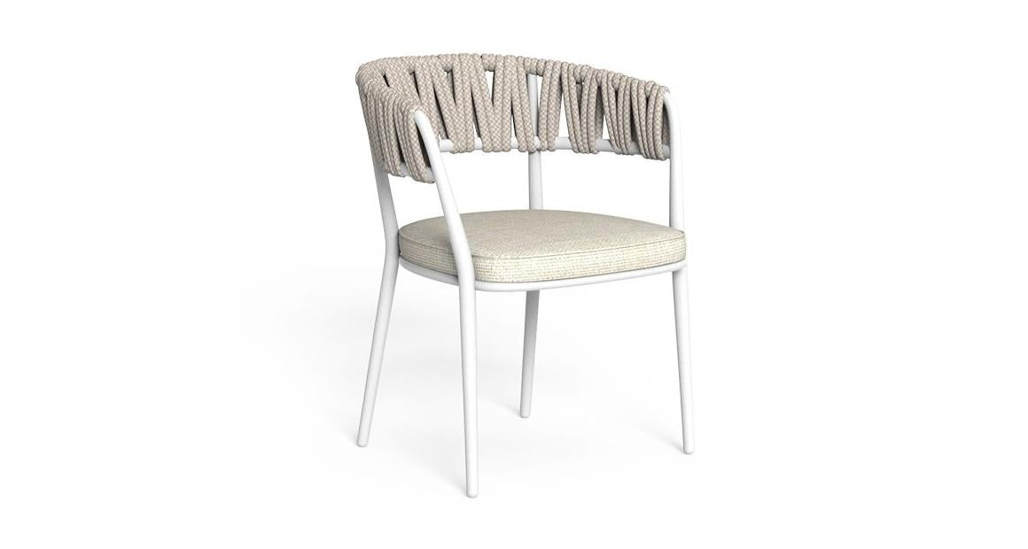 Swipe Poltrona Pranzo Talenti White-Warm White Genco Outdoor