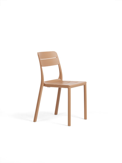 Sedia da esterno cassia bistrot nardi marrone cappuccino genco outdoor