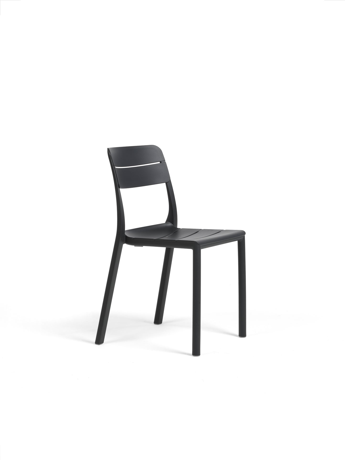 Sedia da esterno cassia bistrot nardi nero antracite genco outdoor