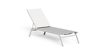 Step lettino in alluminio Talenti Bianco white