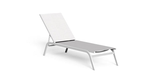 Step lettino in alluminio Talenti Bianco white