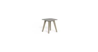 Tavolino Moon Alu da esterni Talenti grigio tortora beige Genco Outdoor