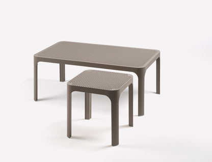 Tavolo caffè net nardi da esterno tortora design genco outdoor