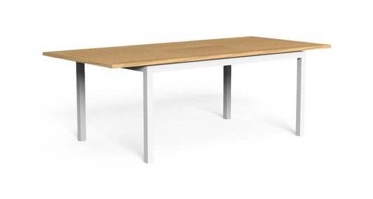 Timber Tavolo Pranzo Estendibile 156/214 Talenti Bianco Genco Outdoor