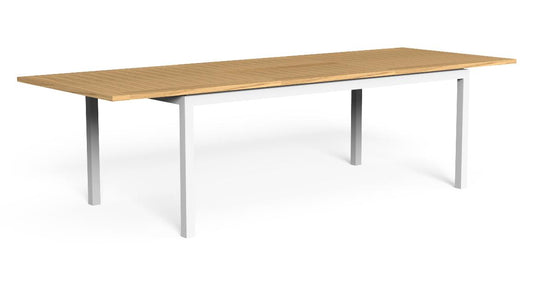 Timber Tavolo Pranzo 200/280 Talenti Bianco Genco Outdoor