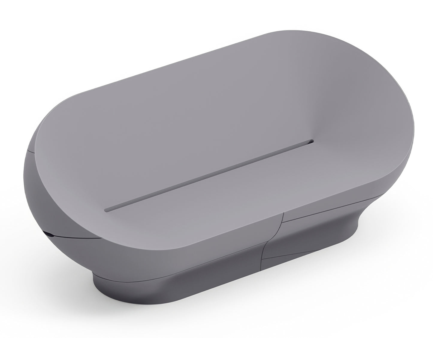 Vera divano in resina da esterno Lyxo grigio ferro Genco Outdoor