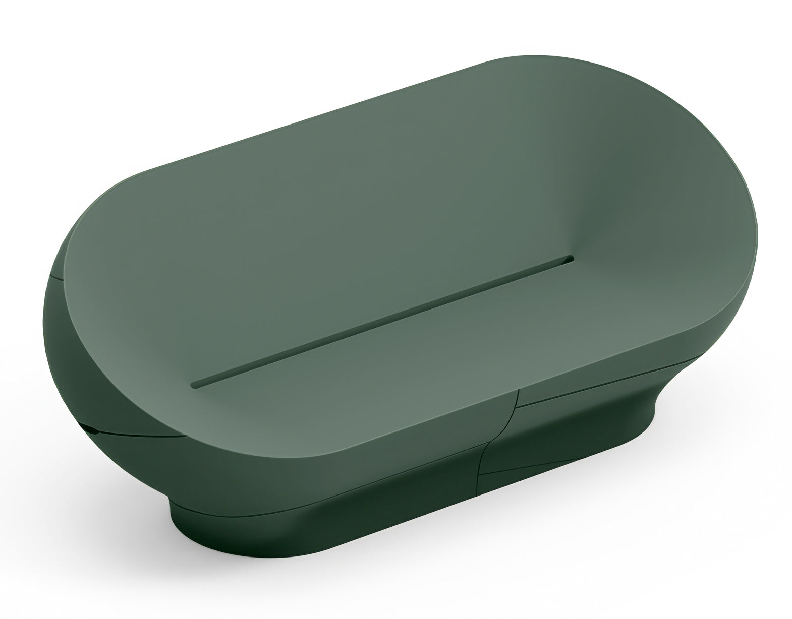 Vera divano in resina da esterno Lyxo verde smeraldo Genco Outdoor