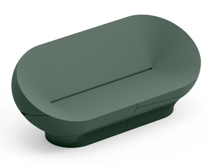 Vera divano in resina da esterno Lyxo verde smeraldo Genco Outdoor