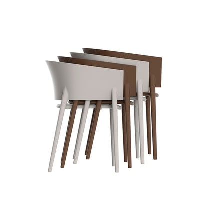 Sedia pranzo con braccioli in resina Africa Vondom Genco Outdoor