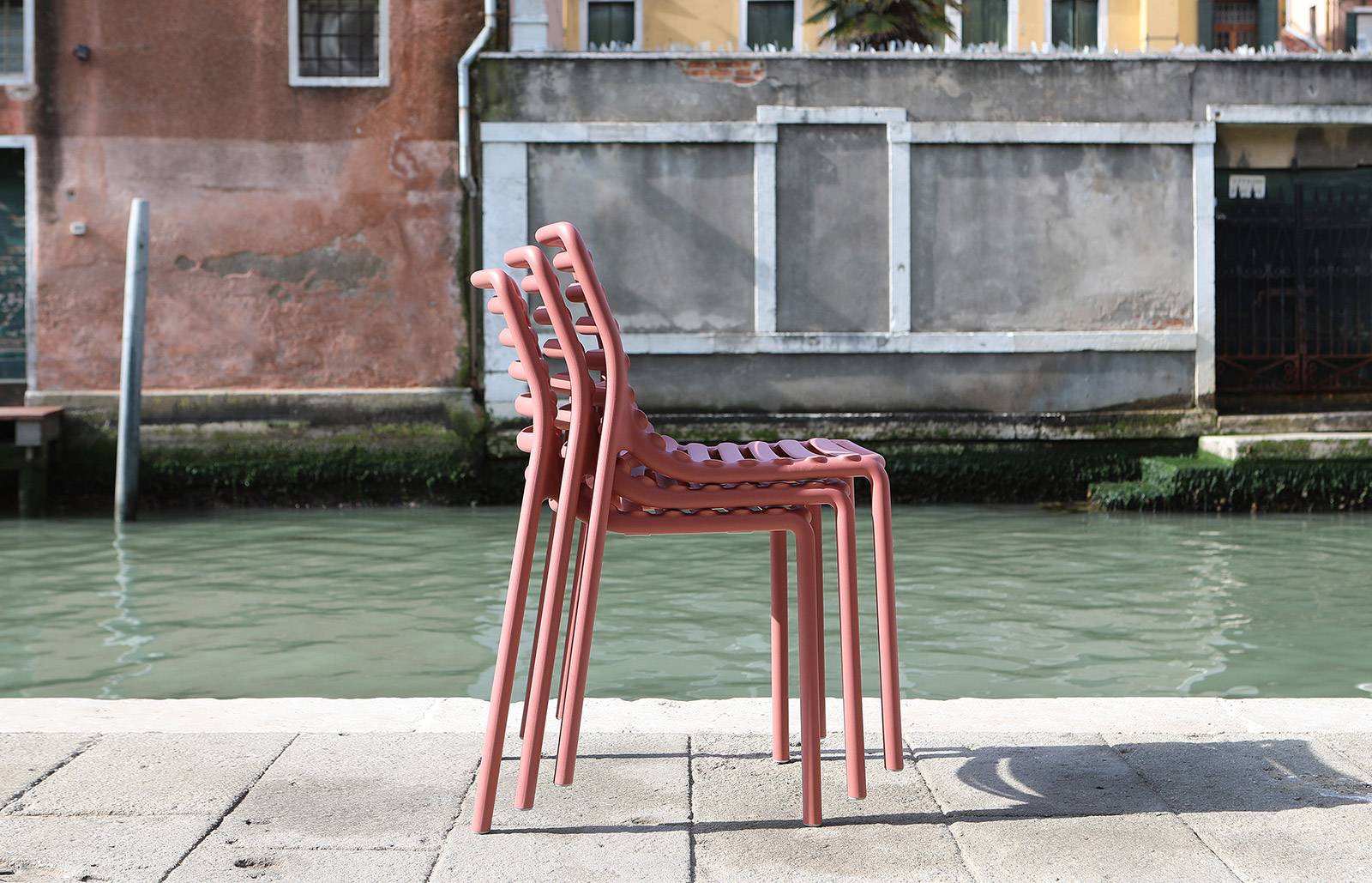 Sedia in resina Doga Bistrot - Sconto 6 pezzi Genco Outdoor