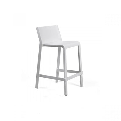 Trill Stool Mini sgabello in resina Nardi Bianco Genco Outdoor