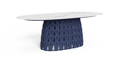 Swipe Tavolo Pranzo 220x100 Talenti True Navy Blue Genco Outdoor