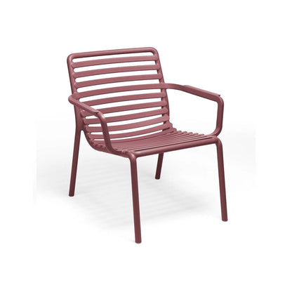 sedia doga relax outdoor rosso marsala nardi 