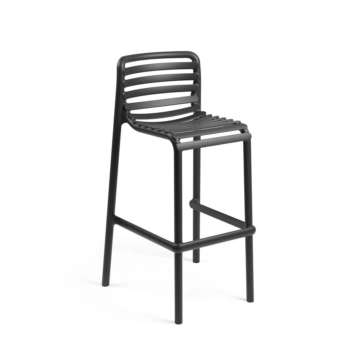 Doga Stool sgabello in resina Nardi Antracite Genco Outdoor