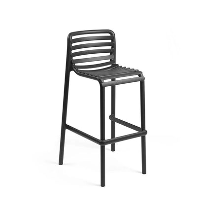 Doga Stool sgabello in resina Nardi Antracite Genco Outdoor