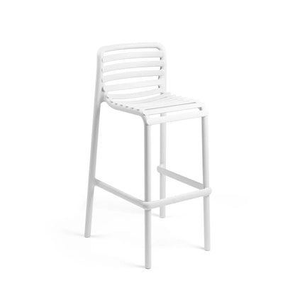 Doga Stool sgabello in resina Nardi Bianco Genco Outdoor