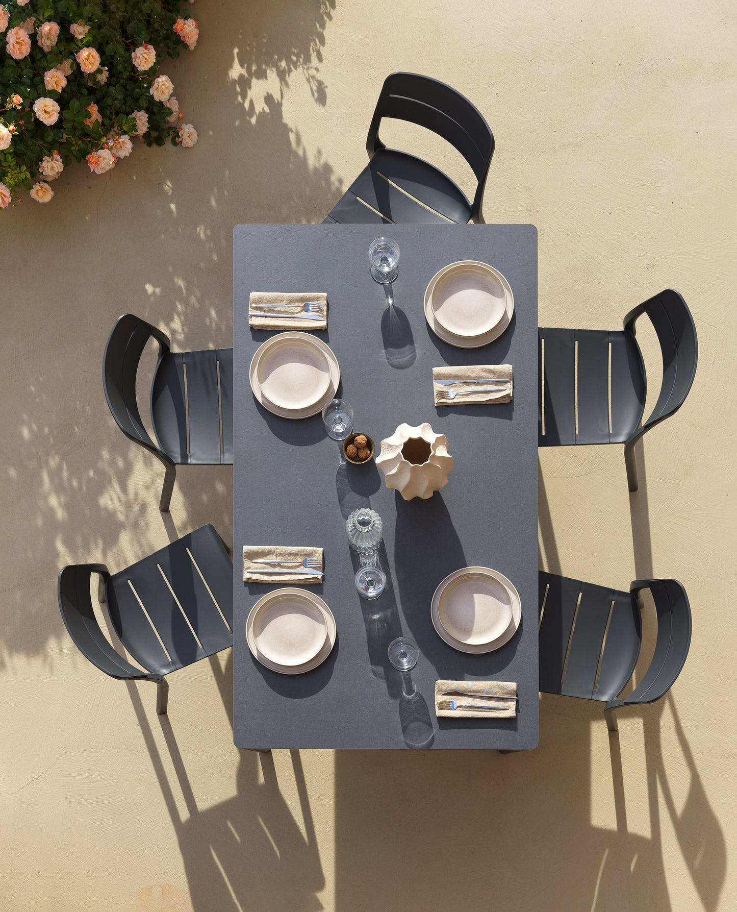 novità arredo esterno cassia bistrot nardi nero antracite genco outdoor