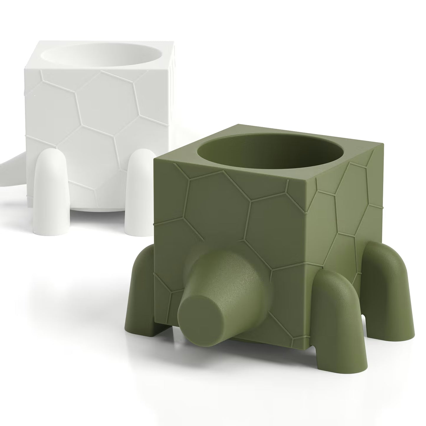 Contenitore multifunzione vaso portaoggetti lampada luminosa modulare design da esterno Fera Ruga Lyxo Genco Outdoor