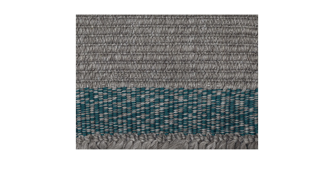 Rectangular outdoor rug Fabric//Ribs
