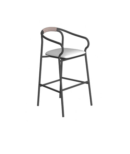 Salò outdoor bar stool by Unopiù