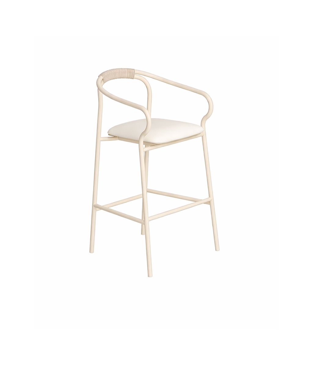 Salò outdoor bar stool by Unopiù