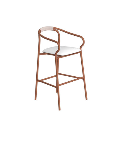 Salò outdoor bar stool by Unopiù