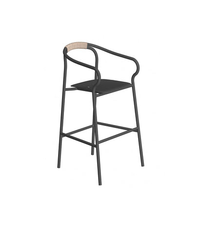 Salò outdoor bar stool by Unopiù