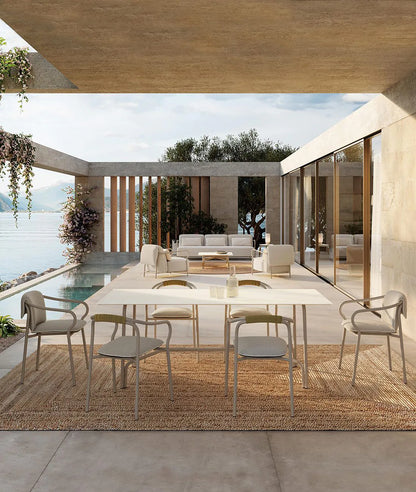 Salò 280 rectangular outdoor dining table Unopiù