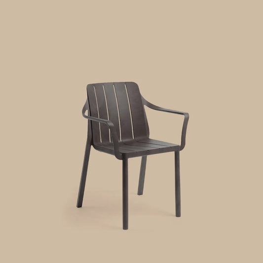 Sedia in resina con braccioli Tiberina Armchair Nardi Genco Outdoor