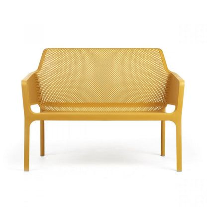 Net Bench panca in resina Nardi senape Genco Outdoor