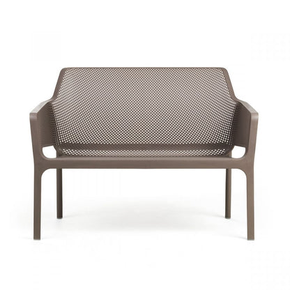 Net Bench panca in resina Nardi tortora Genco Outdoor
