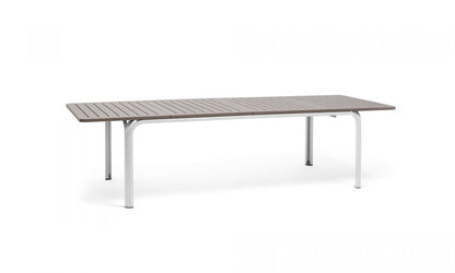 Tavolo estensibile Alloro 210 Nardi bianco tortora Genco Outdoor