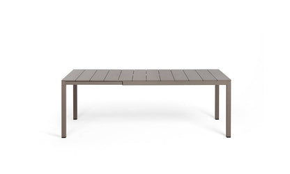 Tavolo estensibile Rio 140, piano in alluminio Nardi tortora Genco Outdoor