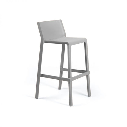 Trill Stool sgabello in resina Nardi Grigio Genco Outdoor